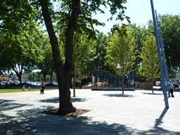 Limestone Plaza and Kiosk